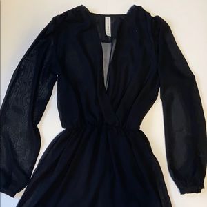 Sheer black dress